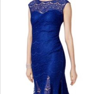 Royal Blue Lace Dress